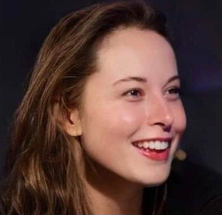 AI generated image of a female-version of Elon Musk